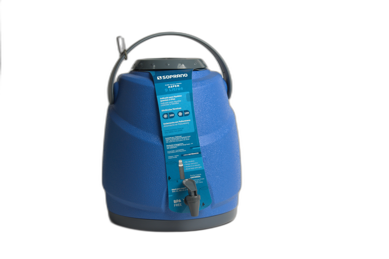 TERMO SOPRANO 9L AZUL 4976 C/CANILLA 4976