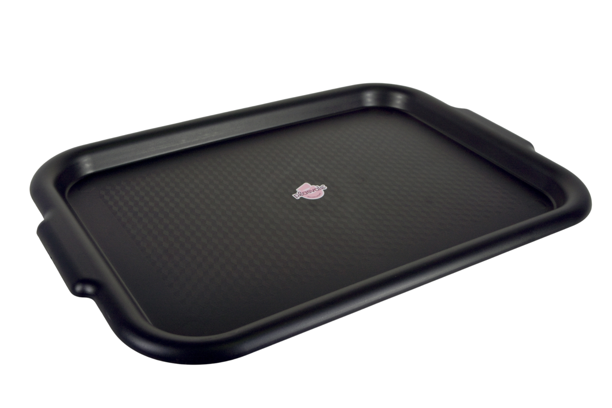 Bandeja plástico rectangular plasvale negro
