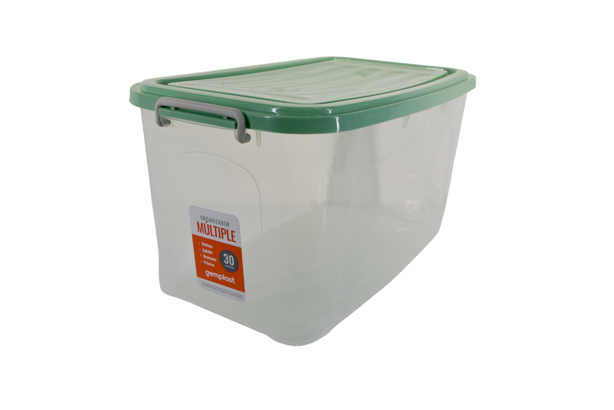 ORGANIZADOR GEMP. 30LTS TRANSP 6474